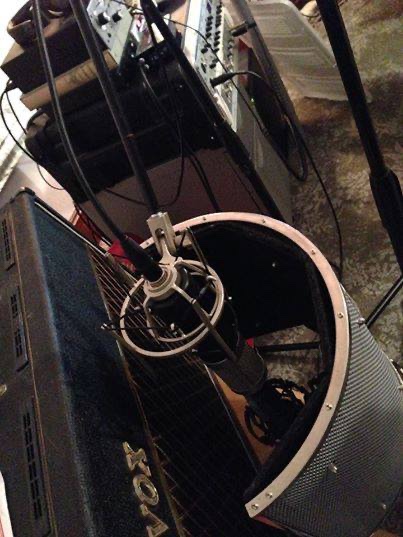 A Re-Amping test with my Vox guitar amp