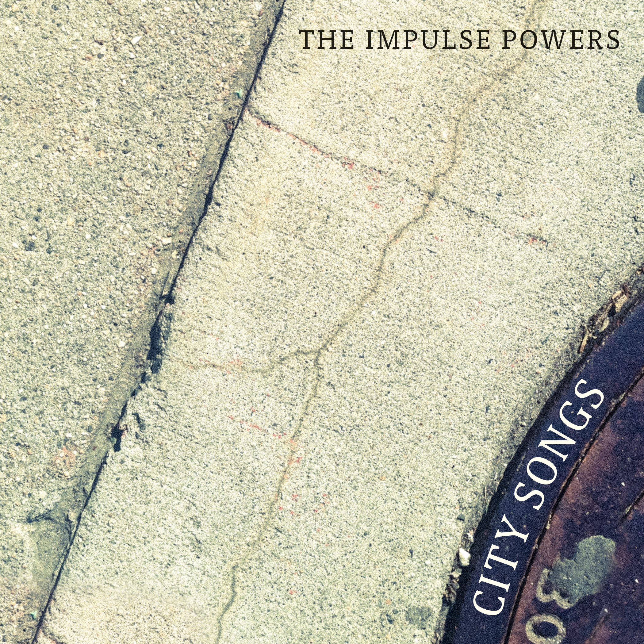The album cover for City Songs, which is a close up of a man hole cover